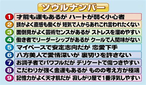 ソウルナンバー相性表！恋愛＆友達として相性のいい。